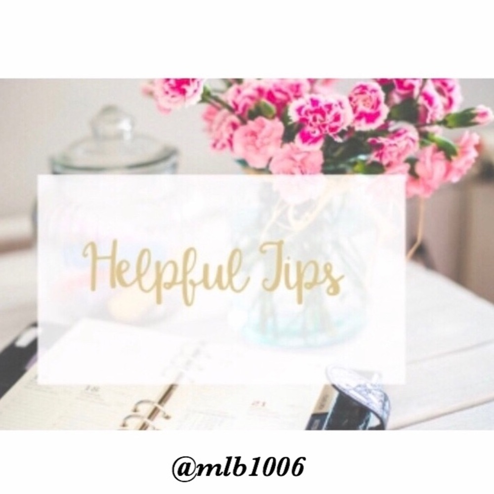 Helpful Tips I ⭐️